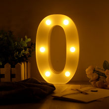 Load image into Gallery viewer, Luminous LED Letter Night Light Creative 26 English Alphabet Number Battery Lamp Romantic Wedding Party Decoration